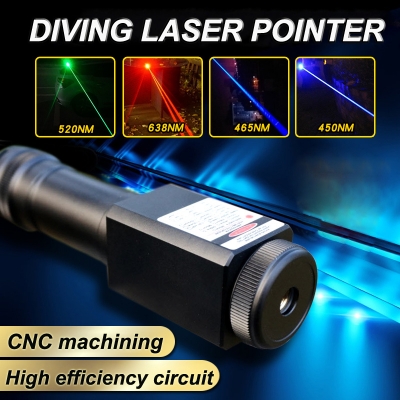 G·PEH 5W High Power Blue Burning Laser Pointer Adjustable Visible Beam Dot  Light 450nm 